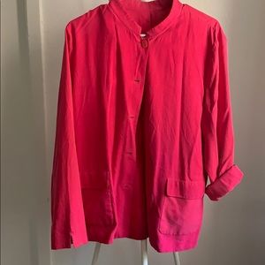 EUC VINTAGE | Silk pink cardigan